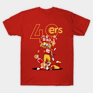 San Francisco 49ers : George kittle x Deebo Samuel x Brock Purdy T-Shirt